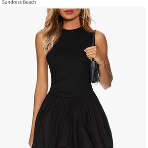 Elegant Black Sleeveless Dress